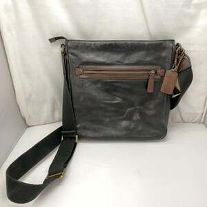 COACH Leather Shoulder Bag Black 70991 Coach
